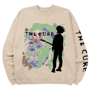 The Cure Boy's Don't Cry Silhouette Graphic Sweatshirt 100% Cotton Natural